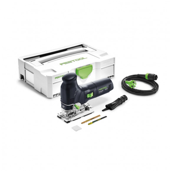 Festool Psb 300 Eq-plus Trion Scie Sauteuse Pendulaire 720w + Coffret De Transport Tloc + 2x Lames De Scie + Pare-éclats ( 561