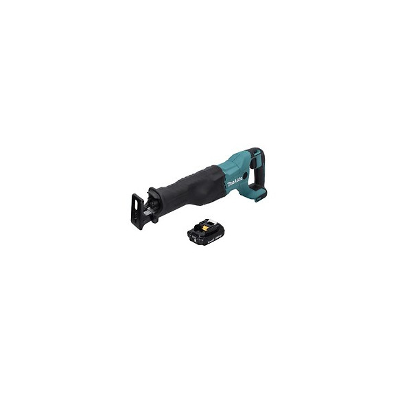 Makita Djr 186 Scie Récipro Sans Fil, Scie Sabre 18 V Li-ion + 1x Batterie Bl 1820 2,0 Ah - Sans Chargeur