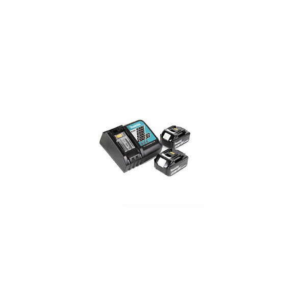 Makita Djv 181 Rgj 18 V Li-ion Scie Sauteuse Sans Fil + 2x Batteries Bl 1860 B 6,0 Ah + Chargeur Makita Dc 18 Rc