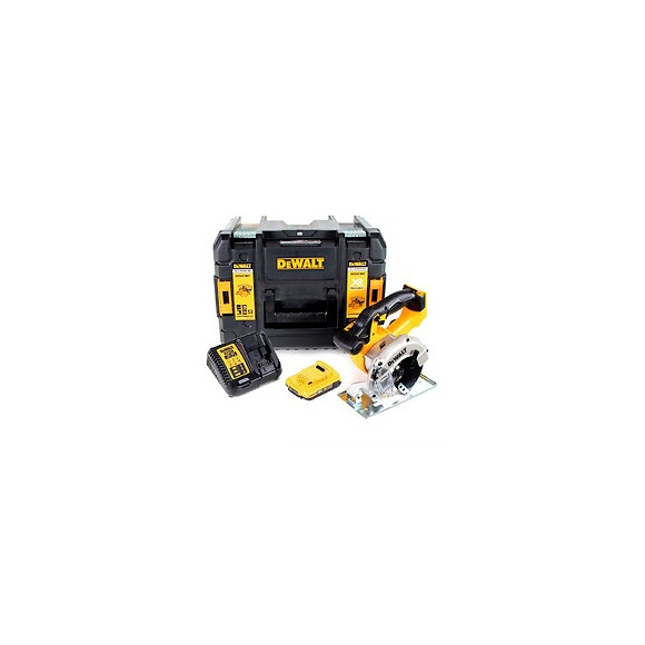 Dewalt Dcs 373 D1 Scie Circulaire Sans Fil En Métal 18v 140 X 20 Mm 460w + 1x Batterie 2,0ah + Chargeur + Lame De Scie + Coffr