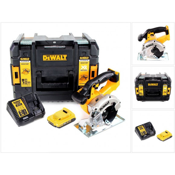 Dewalt Dcs 373 D1 Scie Circulaire Sans Fil En Métal 18v 140 X 20 Mm 460w + 1x Batterie 2,0ah + Chargeur + Lame De Scie + Coffr