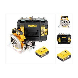 Dewalt Dcs 570 18 V Brushless Scie Circulaire Sans Fil Avec Boîtier Tstak + 1x 5,0 Ah Batterie - Sans Chargeur