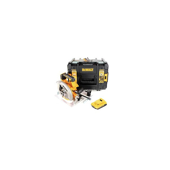 Dewalt Dcs 570 Nt 18 V Brushless Scie Circulaire Sans Fil Dans Boîtier Tstak  + 1x Batterie 2,0 Ah - Sans Chargeur