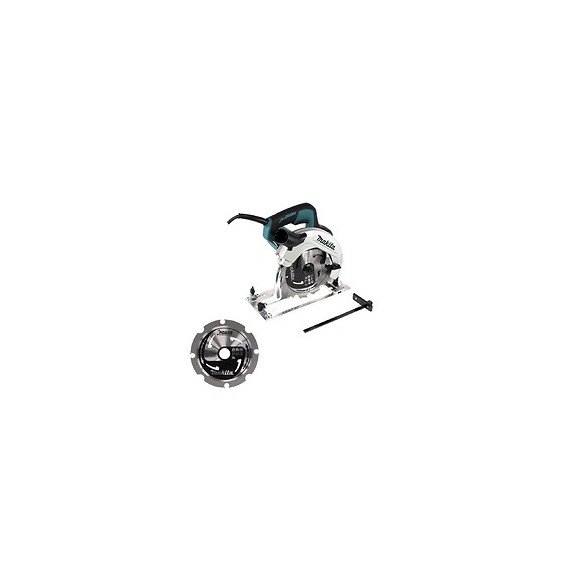 Makita Hs 7611 1600 W Scie Circulaire  190 Mm + 1x Lame De Scie Carbure + 1x Lame De Scie Makita Specialized Pour Fibrociment