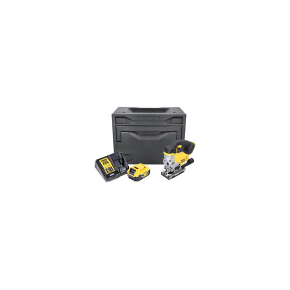 Dewalt Dcs 331 P1d Scie Sauteuse Sans Fil 18 V + 1x Batterie 5,0 Ah + Chargeur + D-box