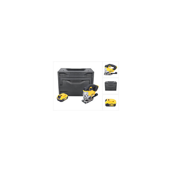 Dewalt Dcs 331 Nd Scie Sauteuse Sans Fil 18 V + 1x Batterie 5,0 Ah + D-box - Sans Chargeur