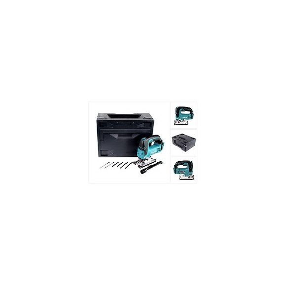 Makita Djv 182 Zx Scie Sauteuse Pendulaire Sans Fil 18v Brushless Solo + Makbox - Sans Batterie, Sans Chargeur