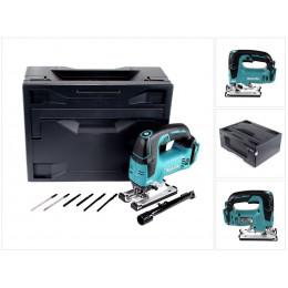 Makita Djv 182 Zx Scie Sauteuse Pendulaire Sans Fil 18v Brushless Solo + Makbox - Sans Batterie, Sans Chargeur