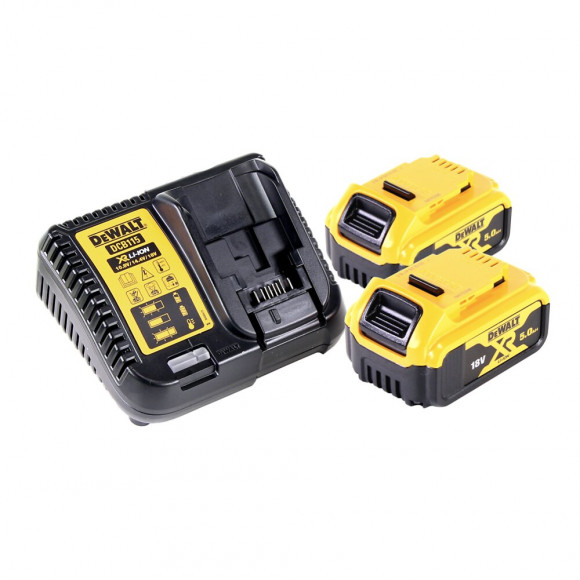 Dewalt Dcs 331 P2d Scie Sauteuse Sans Fil 18 V + 2x Batteries 5,0 Ah + Chargeur + D-box