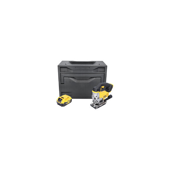 Dewalt Dcs 331 Nd Scie Sauteuse Sans Fil 18 V + 1x Batterie 5,0 Ah + D-box - Sans Chargeur