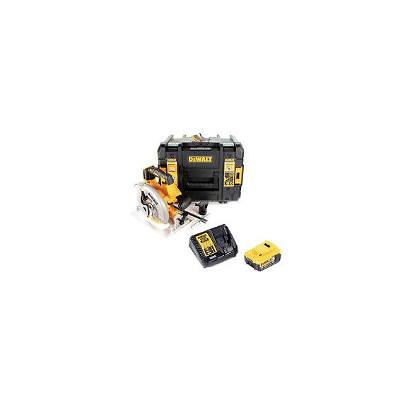 Dewalt Dcs 570 P1 18 V Brushless Scie Circulaire Sans Fil Avec Boîtier Tstak + 1x 5,0 Ah Batterie + 1x Chargeur