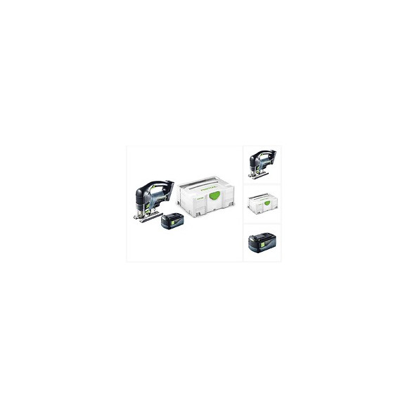 Festool Psbc 420 Li Eb Basic Scie Sauteuse Sans Fil Carvex ( 201379 ) Avec Boîtier Systainer + 1x Batterie Bp 18 Li 5,2 As