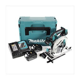 Makita Dhs 680 Rfj Scie Circulaire Sans Fil 18v Ø 165 Mm + Boîtier Makpac 3 + 2x Batteries Bl1830 3,0 Ah + Chargeur Dc18rc
