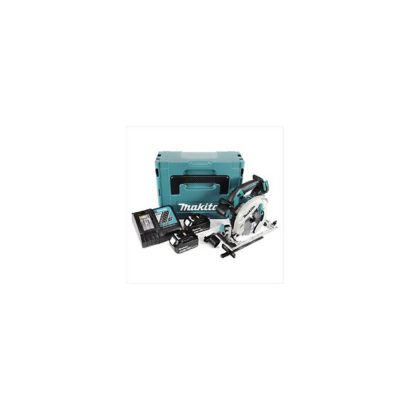 Makita Dhs 680 Rfj Scie Circulaire Sans Fil 18v Ø 165 Mm + Boîtier Makpac 3 + 2x Batteries Bl1830 3,0 Ah + Chargeur Dc18rc