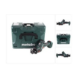 Metabo Sse 18 Ltx Compact Scie Sabre Sans Fil 18 V + Coffret Metaloc ( 602266840 ) - Sans Batterie, Sans Chargeur