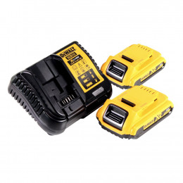 Dewalt Dcs 331 D2 18v Xr Li-ion Scie Sauteuse Sans Fil Avec Boîtier Tstak Box Dwst1-70703  + 2x Batteries Dcb 183 18v 2,0 Ah +