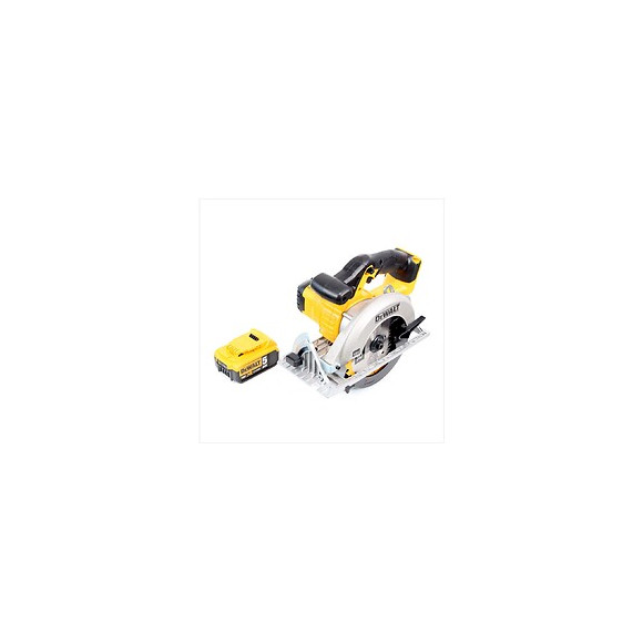 Dewalt Dcs 391 N Scie Circulaire Sans Fil 18v 165 Mm + 1x Batterie 5,0ah + Lame De Scie - Sans Chargeur