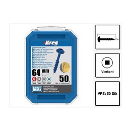 Kreg Vis À Tête Cylindrique Bombée Kreg 64 Mm Extérieur (sml-c250b-50)