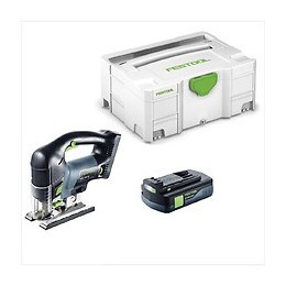 Festool Psbc 420 Li Eb Basic Scie Sauteuse Sans Fil Avec Boîtier Systainer + 1x Batterie Bp 18 Li 3,1 Ah
