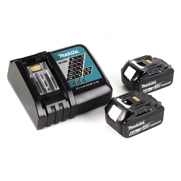 Makita Djv 182 Rgj Scie Sauteuse Sans Fil 18v Brushless  + 2x Batteries 6,0ah + Chargeur + Coffret