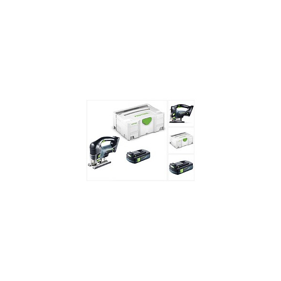 Festool Psbc 420 Li Eb Basic Scie Sauteuse Sans Fil Avec Boîtier Systainer + 1x Batterie Bp 18 Li 3,1 Ah