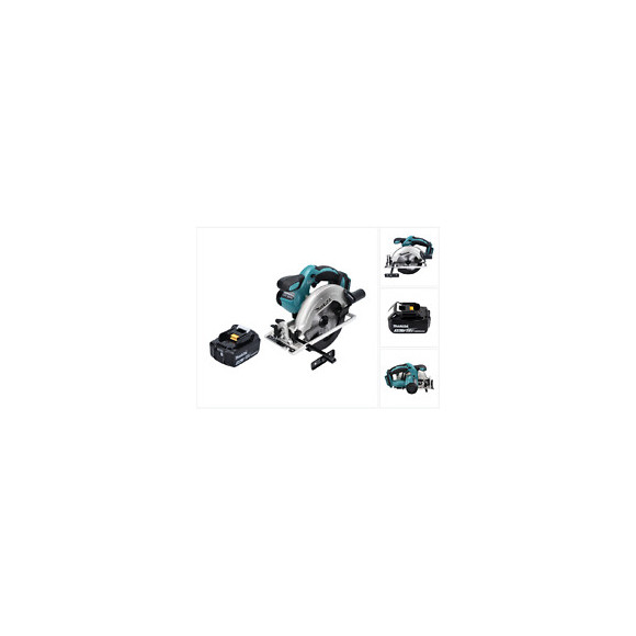 Makita Dss 611 F1 Scie Circulaire À Main Sans Fil, 18v 165 Mm + 1x Batterie 3,0ah - Sans Chargeur