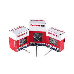 Fischer Power-fast Ii Fpf Ii Vis À Bois Aggloméré 5,0x35 Mm, 200 Pcs., Tête Fraisée, Empreinte Torx, Filetage Partiel, Zin