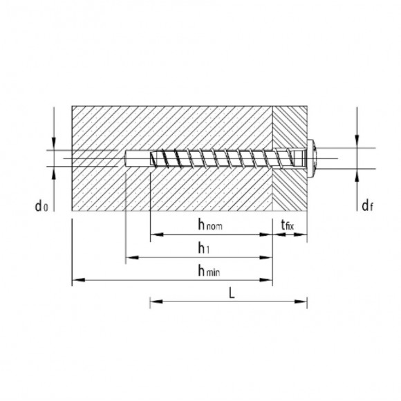 Heco Multi Monti Plus Ms Vis D'ancrage 7,5 X 60 Mm, 50 Pcs. + Vis À Béton, Tête Ronde Et Plate, T-drive, Zingué Bleu, A2k (