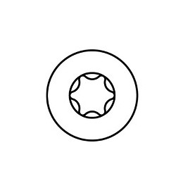 Heco Topix Plus Vis À Bois Professionnelle 6.0 X 50 Mm, Filetage Partiel , Tête Ronde Large, T-drive, Galvanisé Bleu, A3k, 2