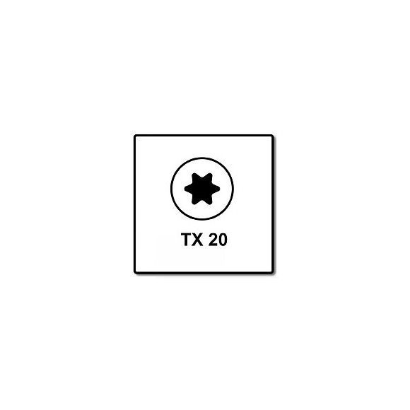 Fischer Vis Pour Panneaux De Particules Power-fast Ii Fpf Ii 4.0x25 Mm - 200 Pièces (670236) Tête Cylindrique + Filetage Torx