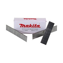 Makita Clous À Tête Homme Galvanisés 25mm, 5000 Pcs ( F-31883 ) Pour Cloueuse Makita Dbn500/af505/af506