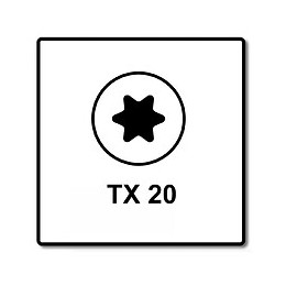 Fischer Vis Pour Panneaux De Particules Power-fast Ii Fpf Ii 5.0x40 Mm - 200 Pièces (670354) Tête Fraisée + Filetage Torx Co