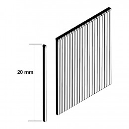Makita Clous À Tête Homme Galvanisés 20mm, 5000 Pcs ( F-31870 ) Pour Cloueuse Makita Dbn500/af505/af506
