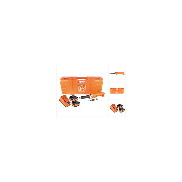 Fein Agsz 18-280 Lbl Meuleuse Droite Sans Fil 18v ( 71230162000 ) Set + Coffret De Transport + 2x Batteries High Powe 6,0 Ah + 