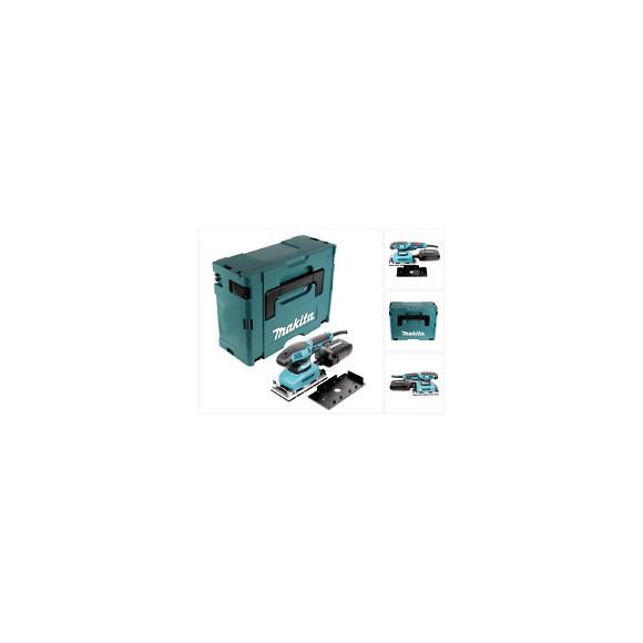 Makita Bo 3711 J Ponceuse Vibrante 190w + Coffret De Transport Makpac