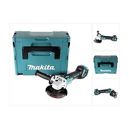 Makita Dga 511 Zj Meuleuse D'angle Sans Fil 18v 125mm Brushless Solo + Coffret Makpac - Sans Batterie, Sans Chargeur