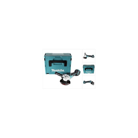 Makita Dga 511 Zj Meuleuse D'angle Sans Fil 18v 125mm Brushless Solo + Coffret Makpac - Sans Batterie, Sans Chargeur