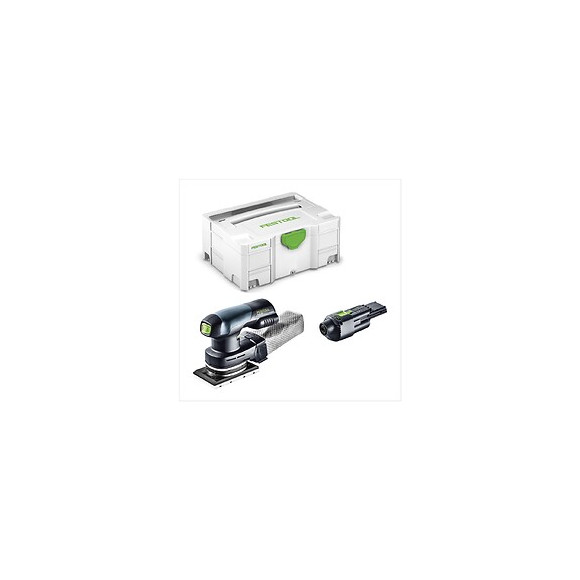 Festool Rtsc 400 18v Ponceuse Vibrante Hybride Sans Fil Ou Secteur Avec Boîtier Systainer + Adaptateur Secteur Aca 220-240/18v
