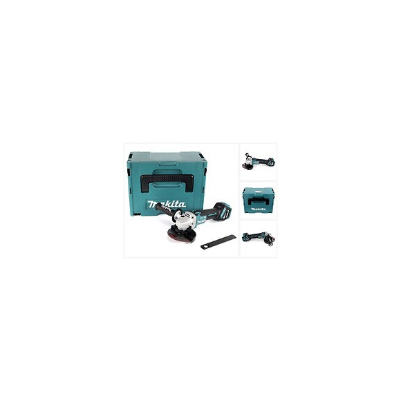 Makita Dga 513 Zj Meuleuse D'angle Sans Fil 18v 125mm Brushless + Coffret Makpac - Sans Batterie, Sans Chargeur