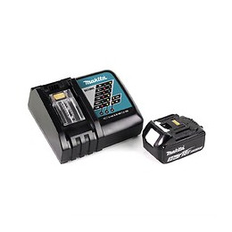 Makita Dga 504 Rf1j 18 V Meuleuse Sans Fil Ø 125 Mm Avec Boîtier Makpac + 1x Batterie Bl 1830 3,0 Ah + Chargeur Dc18rc