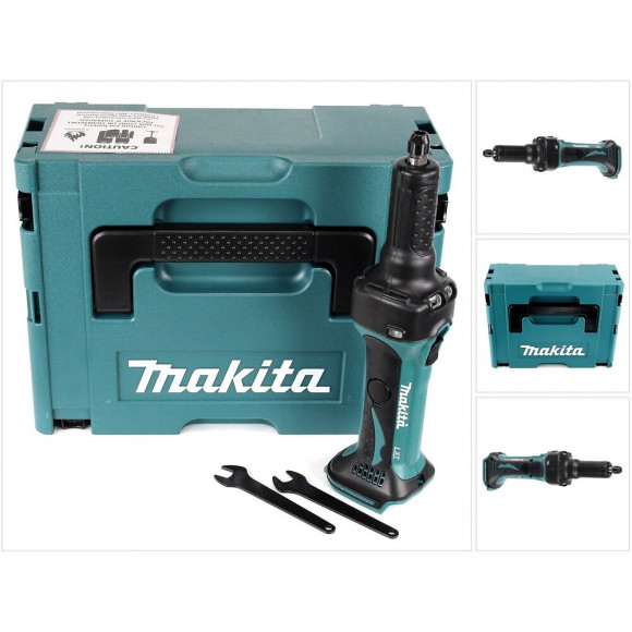 Makita Dgd 800 Zj 18 V Li-ion Meuleuse Droite Sans Fil En Coffret Makpac - Sans Batterie Ni Chargeur