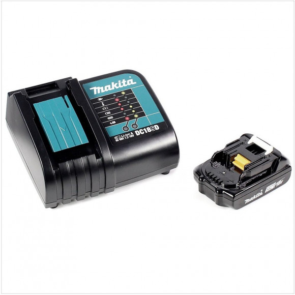 Makita Dbo 180 Ponceuse Excentrique Sans Fil, 18v + 1x Batterie 2,0ah + Chargeur + Makpac