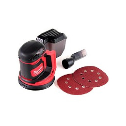 Milwaukee M18 Bos125-0 Ponceuse Orbitale Exentrique Sans Fil 18v 125mm Solo - Sans Batterie, Sans Chargeur