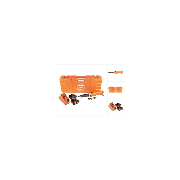 Fein Agsz 18-280 Lbl Meuleuse Droite Sans Fil 18v ( 71230162000 ) Set + Coffret De Transport + 2x Batteries High Powe 3,0 Ah + 