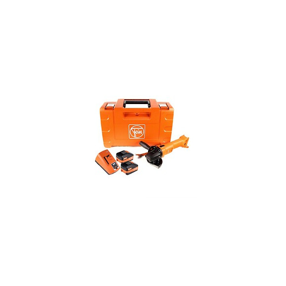 Fein Ccg 18-125 Bl Meuleuse D'angle Sans Fil 18v 125mm ( 71200262000 ) + Coffret De Transport + 2x Batteries 6,0 Ah + Chargeur