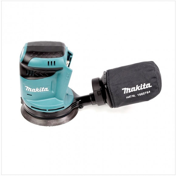 Makita Dbo 180 Y1j-p Ponceuse Excentrique Sans Fil, 18v + 1x Batterie 2,0ah + Chargeur + Makpac
