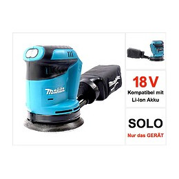 Makita Bbo 180 Z 18v Ponceuse Excentrique Sans Fil - Sans Batterie, Sans Chargeur