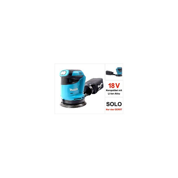 Makita Bbo 180 Z 18v Ponceuse Excentrique Sans Fil - Sans Batterie, Sans Chargeur