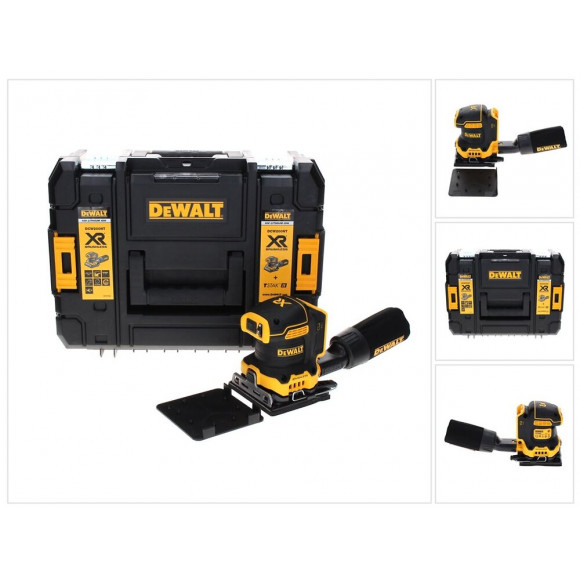 Dewalt Dcw 200 Nt Ponceuse Vibrante Sans Fil 18 V 108x115 Mm + Coffret De Transport - Sans Batterie, Sans Chargeur