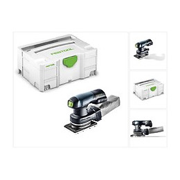 Festool Rtsc 400 Li-basic 18v Ponceuse Vibrante Hybride Sans Fil Ou Secteur Avec Boîtier Systainer - Sans Batterie, Ni Chargeu